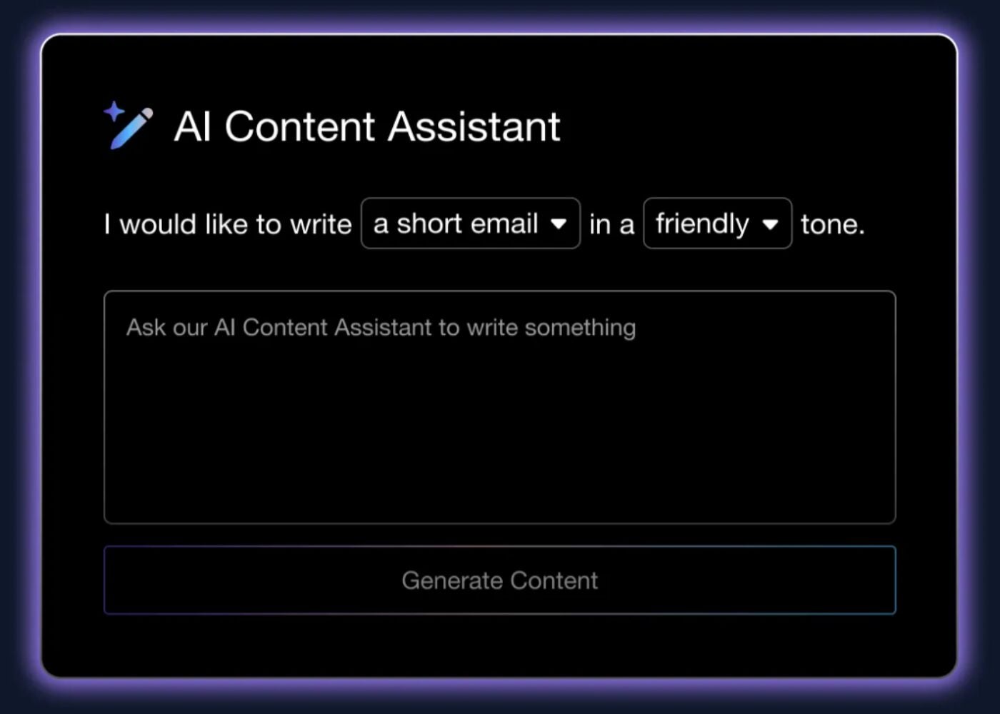 Capsule content assistant feature